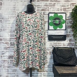 Michelle mae holly berry long sleeve Christmas blouse